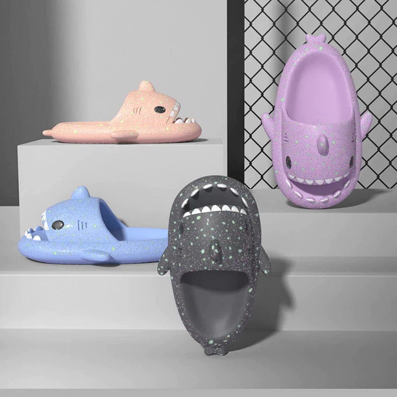 Glow Shark Slides Galaxy Shark Slides⢠(Limited Edition)