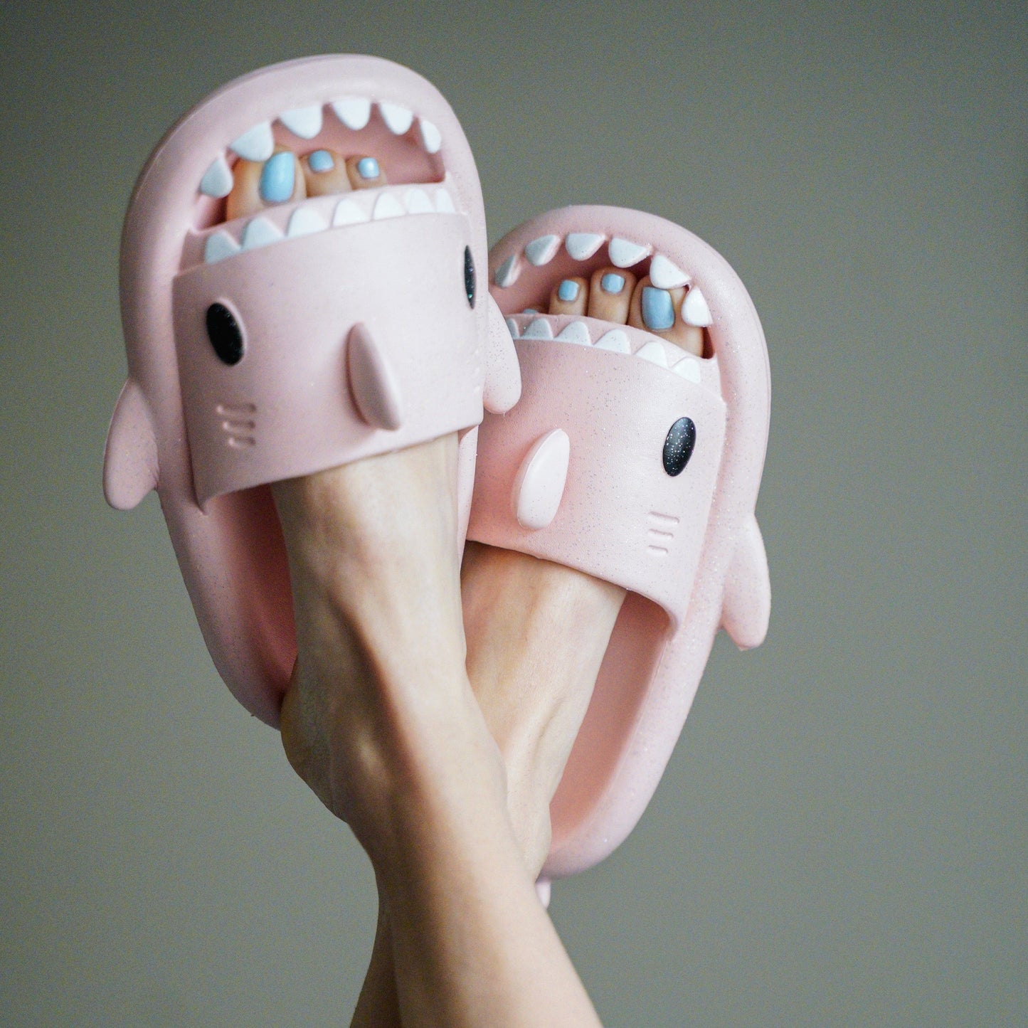 Glow Shark Slides Pink / 5.5-6 womens/ 4-4.5 mens Galaxy Shark Slides⢠(Limited Edition)