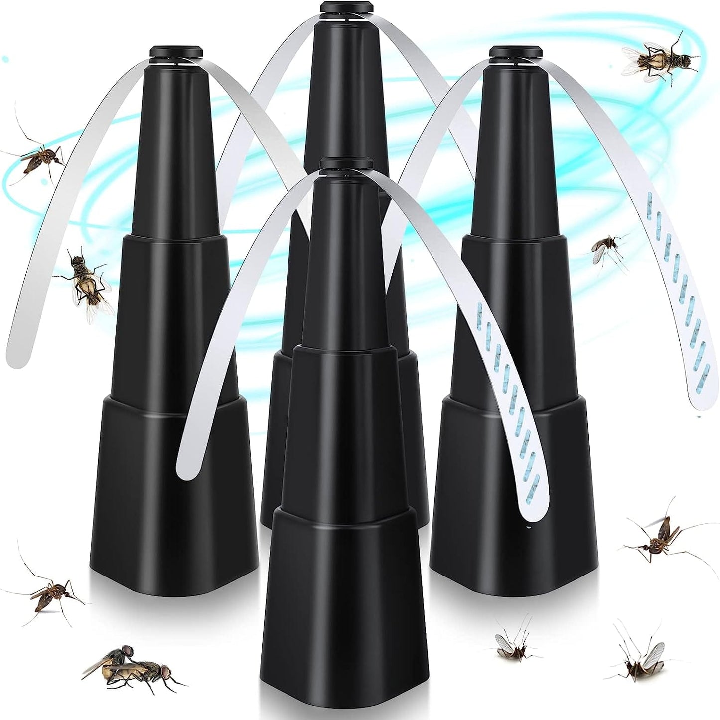 THATLILSHOP 4 Fly Fans for Tables,