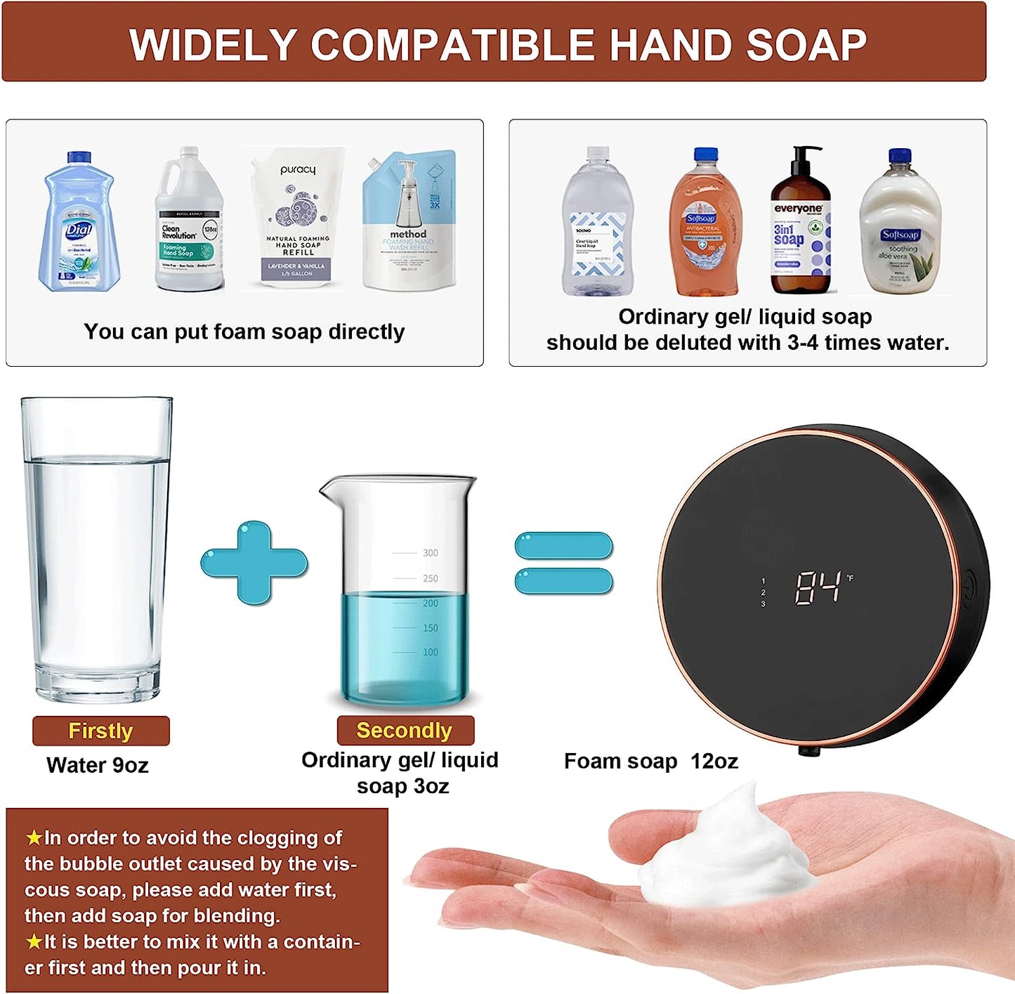 THATLILSHOP Automatic Soap Dispenser
