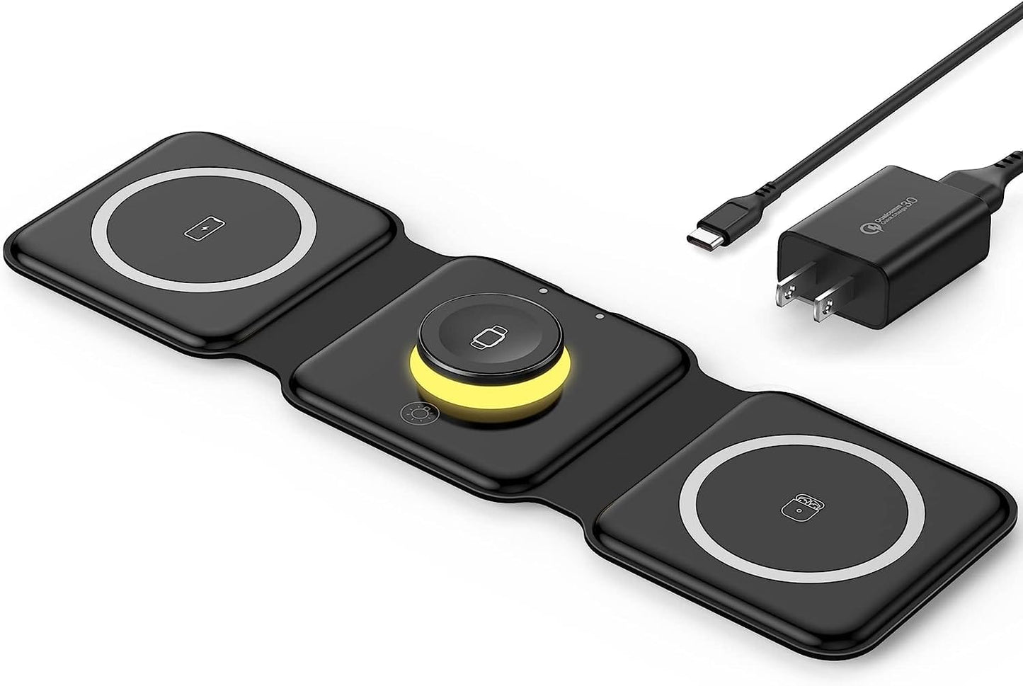 THATLILSHOP Black Wireless Charging Station