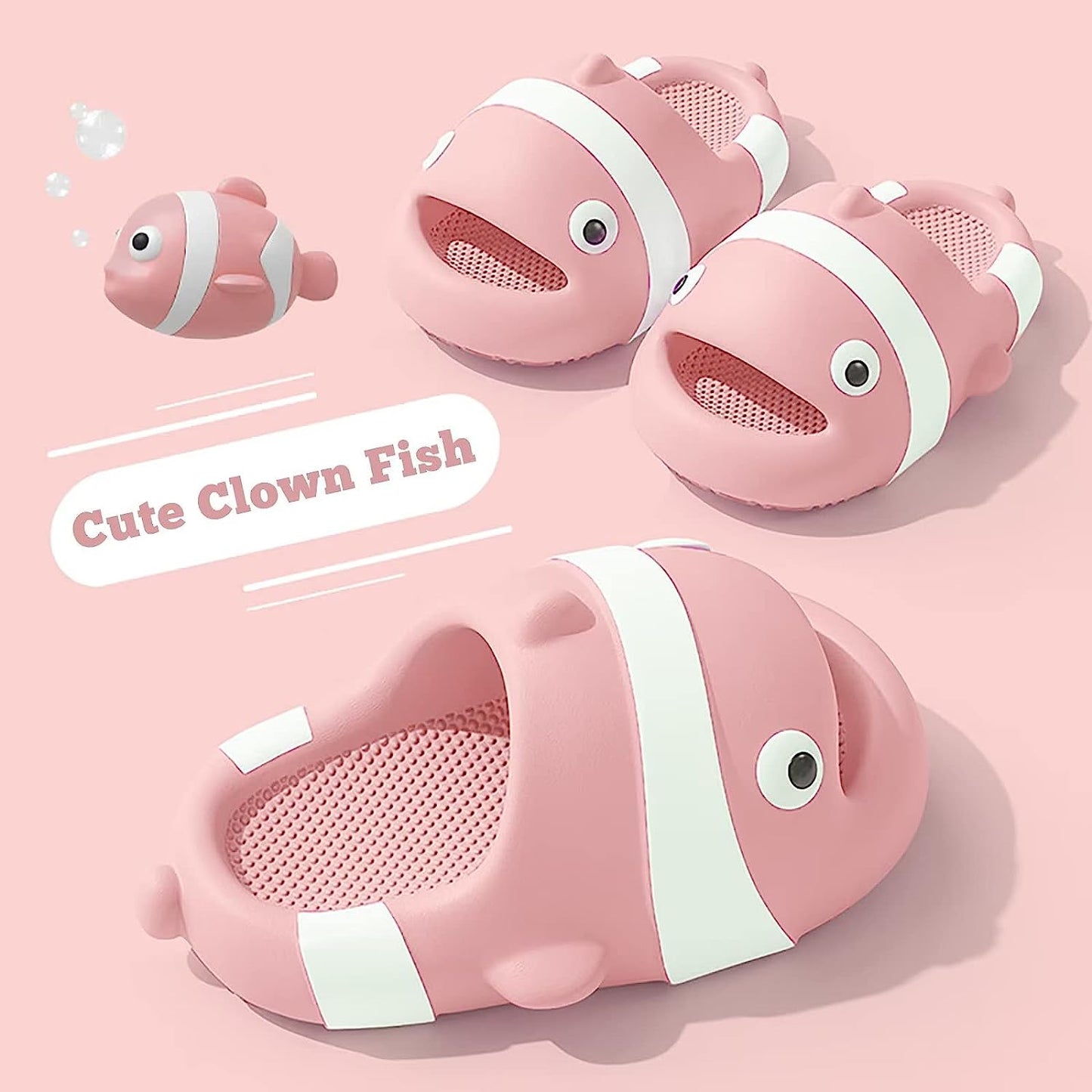 THATLILSHOP Cartoon Clown Fish Family Slides