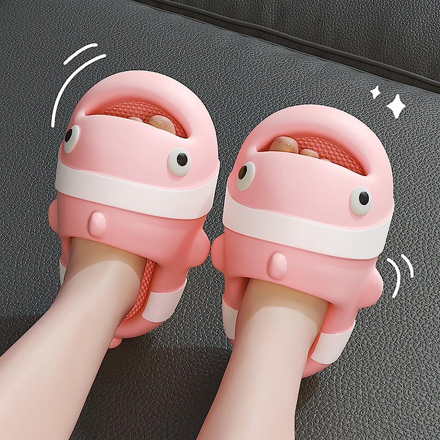 THATLILSHOP Cartoon Clown Fish Family Slides