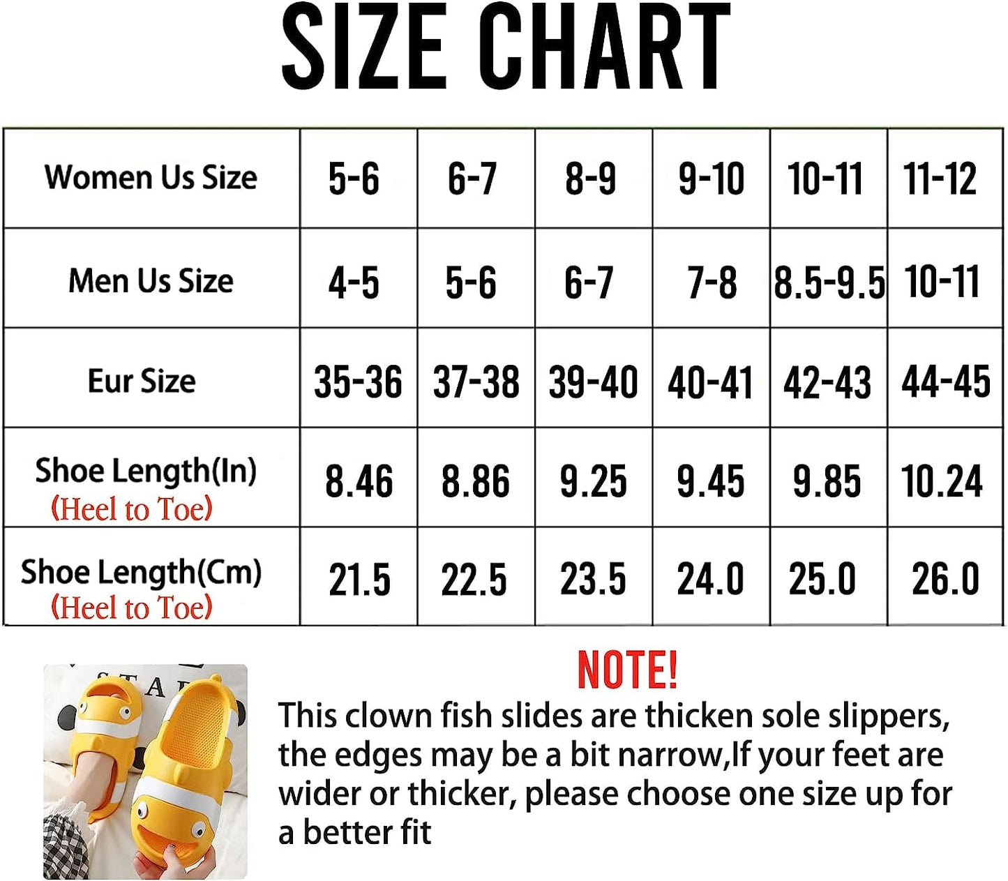 THATLILSHOP Cartoon Clown Fish Family Slides