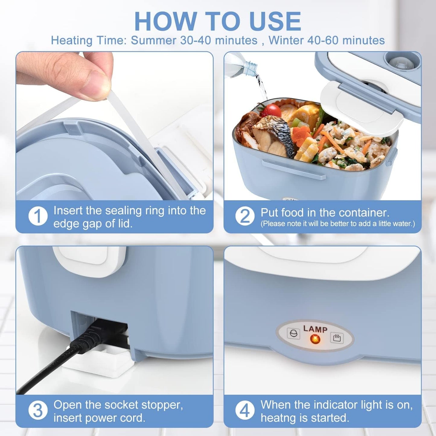 THATLILSHOP Electric Lunch Box Food Warmer