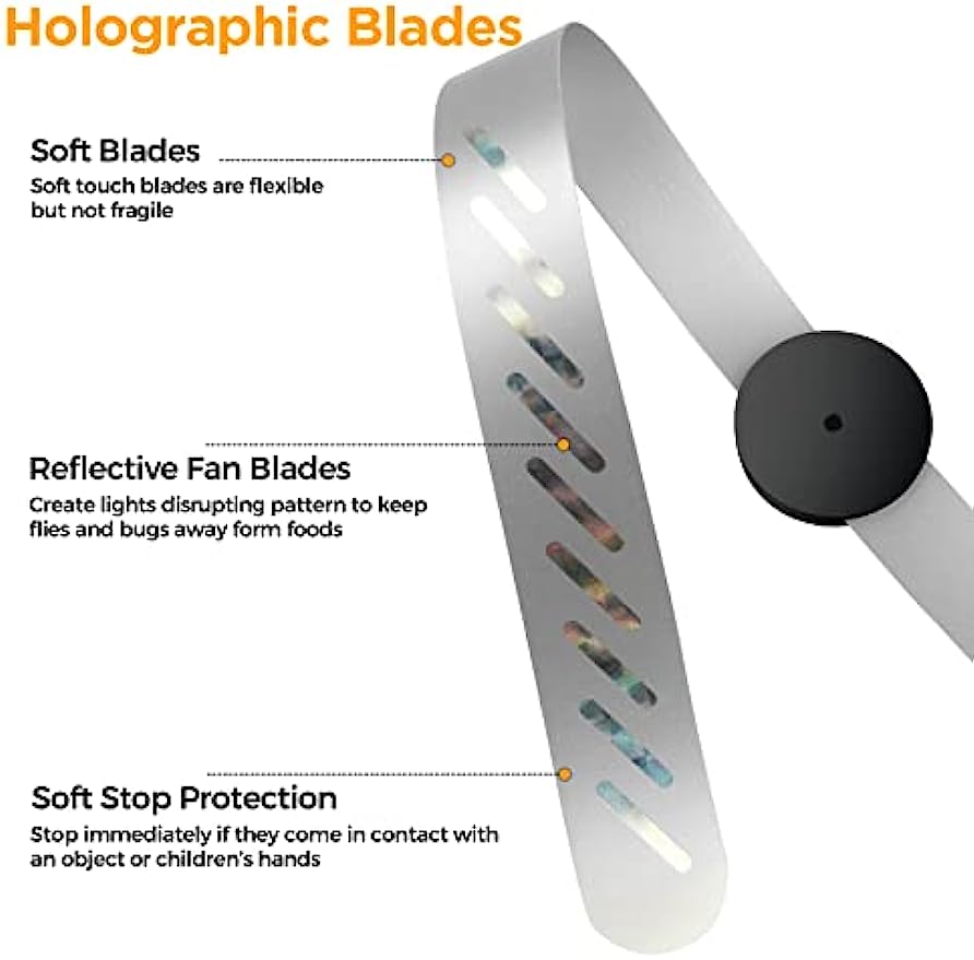 THATLILSHOP Fly Fans for Tables,