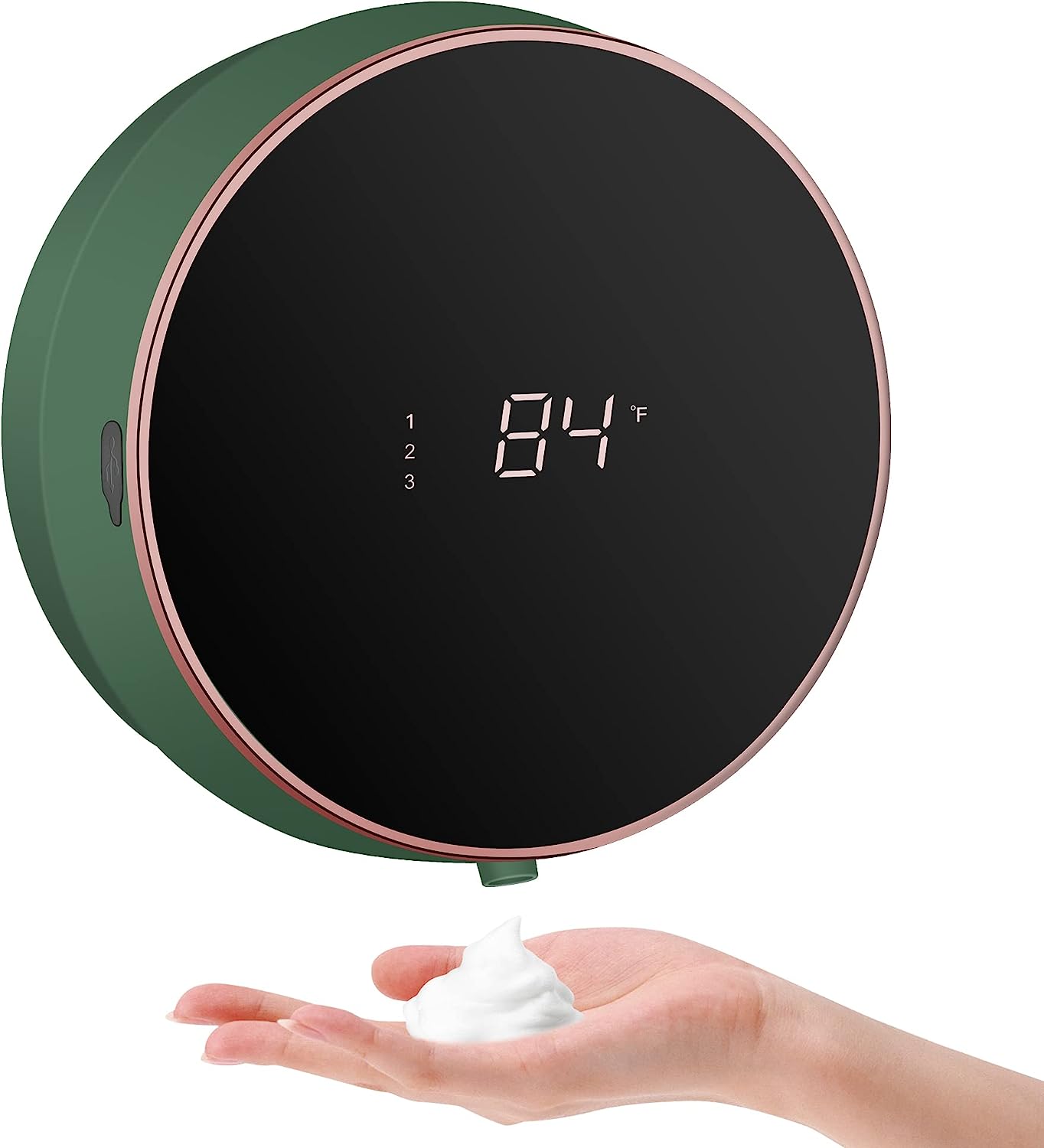 THATLILSHOP Foam Jade Green Automatic Soap Dispenser