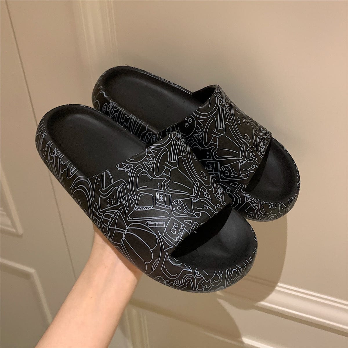 THATLILSHOP Graffiti Flip Flops