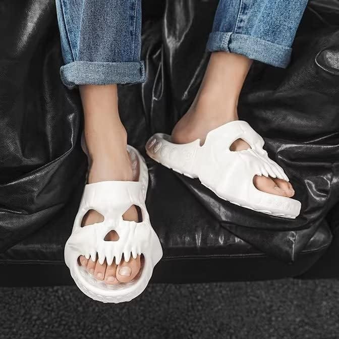 THATLILSHOP Skull Cloud Slippers