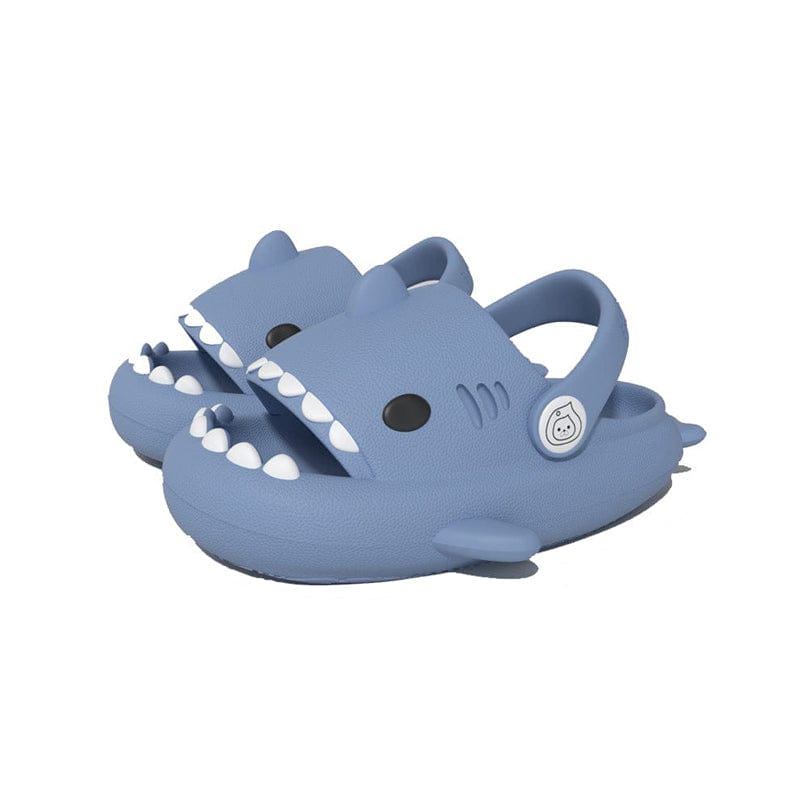 Thatlilshop slide Children's shark slippers