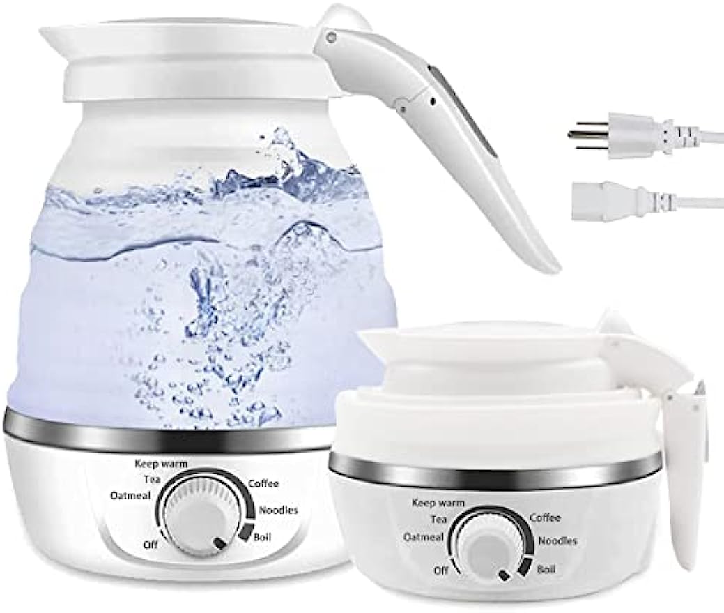 THATLILSHOP White Travel Electric Kettle
