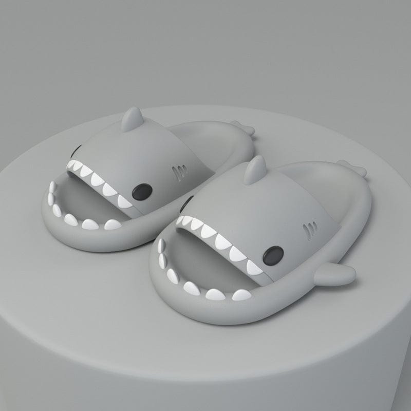 Thatlilshop Heather Gray / Adults Thatlilshop™ Summer Cute Shark Slides
