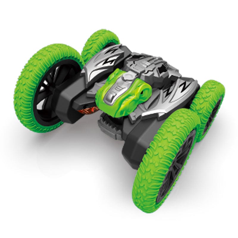 mysite Green Remote Control Car, Dinosaur Toys RC Cars Stunt Car Toy With Spray