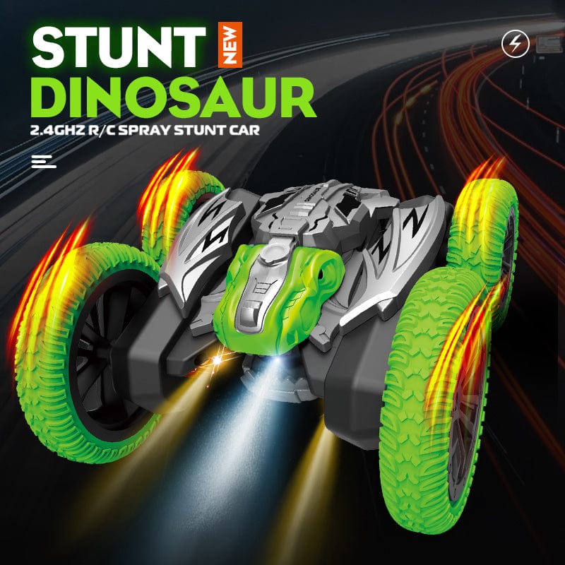 mysite Remote Control Car, Dinosaur Toys RC Cars Stunt Car Toy With Spray