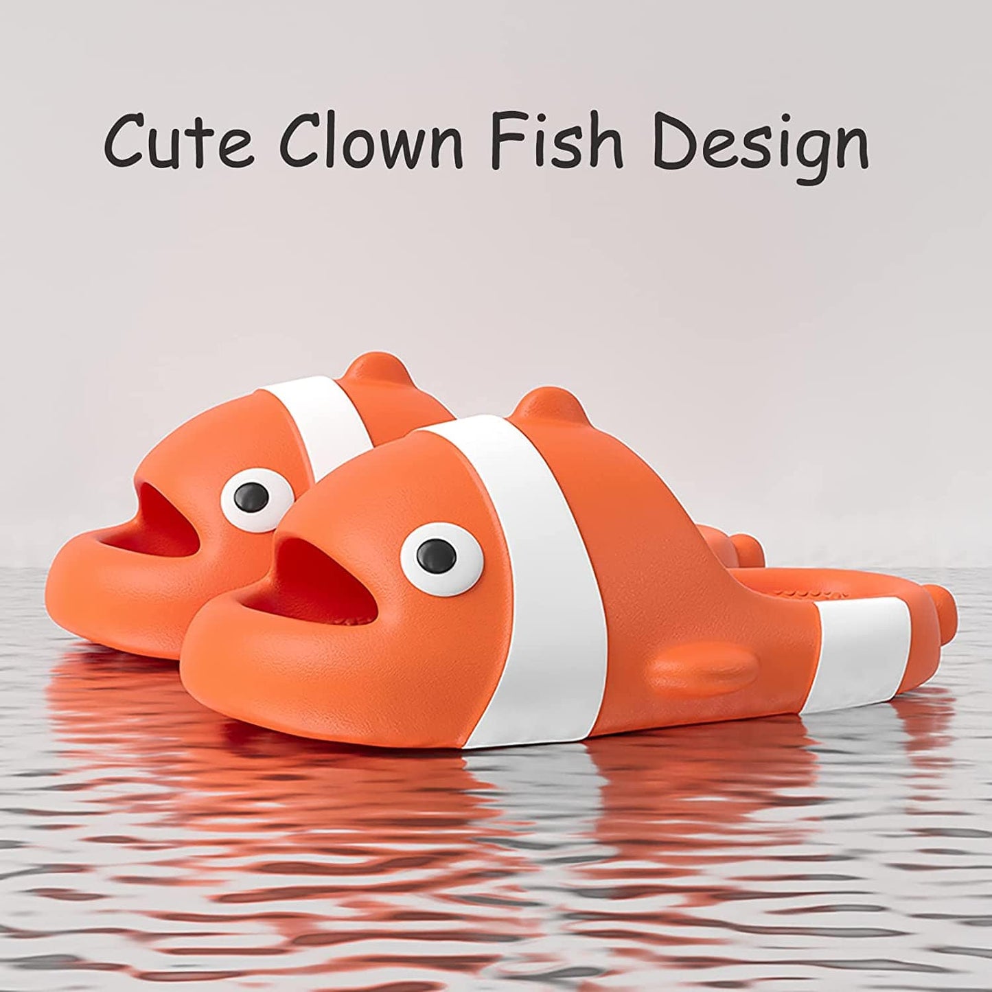 THATLILSHOP Cartoon Clown Fish Family Slides