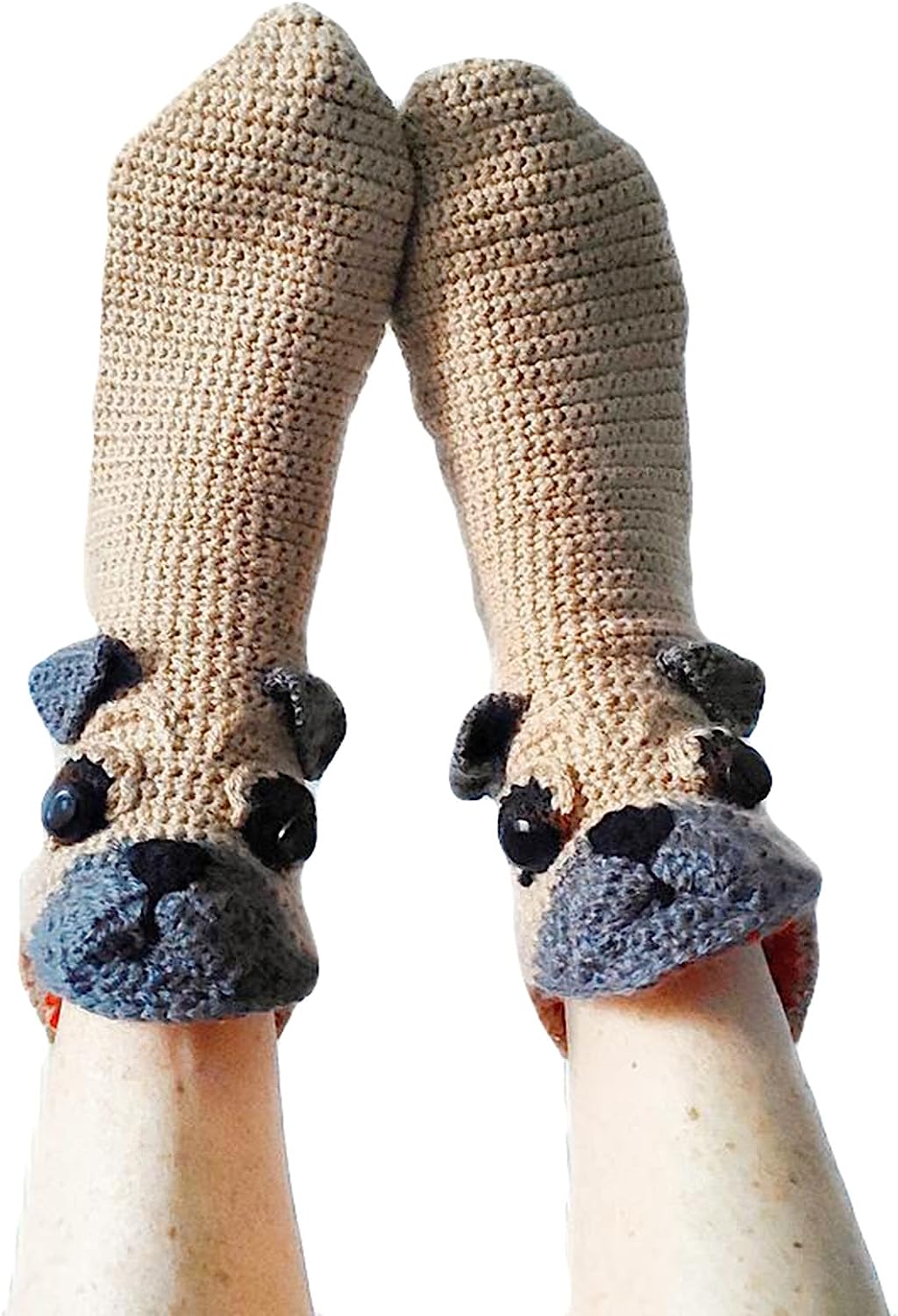 THATLILSHOP One Size / Bulldog Women Men Novelty Animal Pattern Socks Crazy Funny Knit Crocodile Socks Funny Gifts