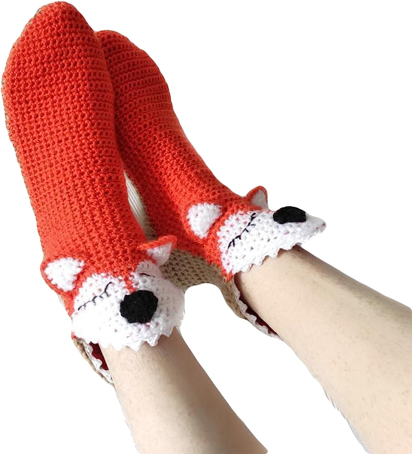 THATLILSHOP One Size / Fox Women Men Novelty Animal Pattern Socks Crazy Funny Knit Crocodile Socks Funny Gifts