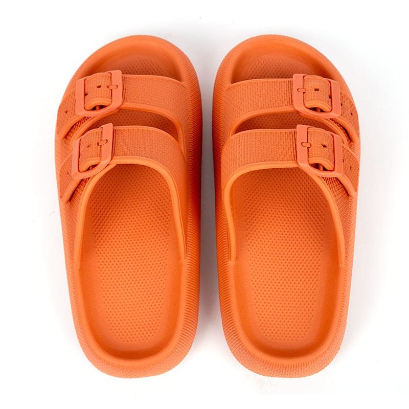 Thatlilshop Sandals for Women and Men - Double Buckle Adjustable Slides