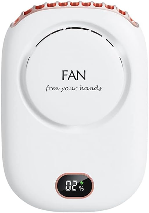 THATLILSHOP White Personal Fan for Neck Portable USB Mini Fan