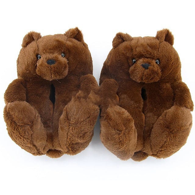 Aisle Puff Brown / One size fits all BEAR - SLIPPERS