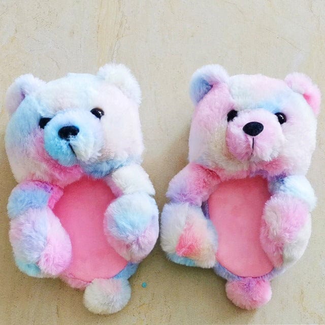 Aisle Puff Rainbow / One size fits all BEAR - SLIPPERS