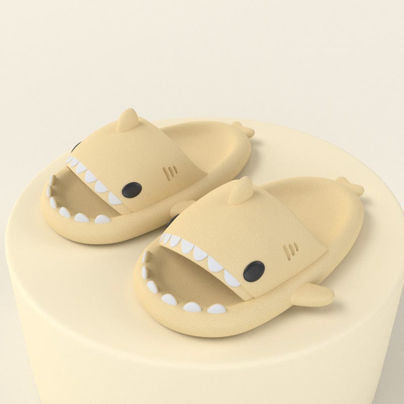 Thatlilshop Beige / Adults Thatlilshop™ Summer Cute Shark Slides