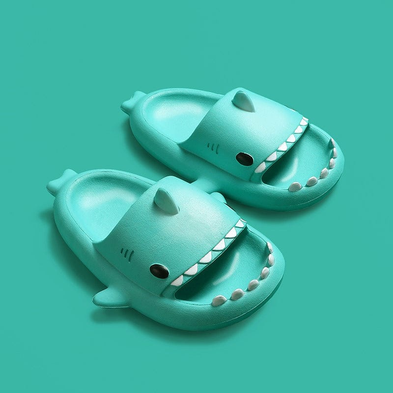 Thatlilshop Ocean Green / Kids Thatlilshop™ Summer Cute Kids Shark Slides