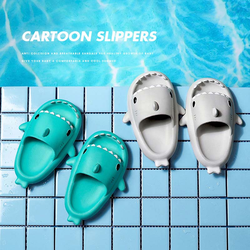 Thatlilshop Thatlilshop™ Summer Cute Kids Shark Slides